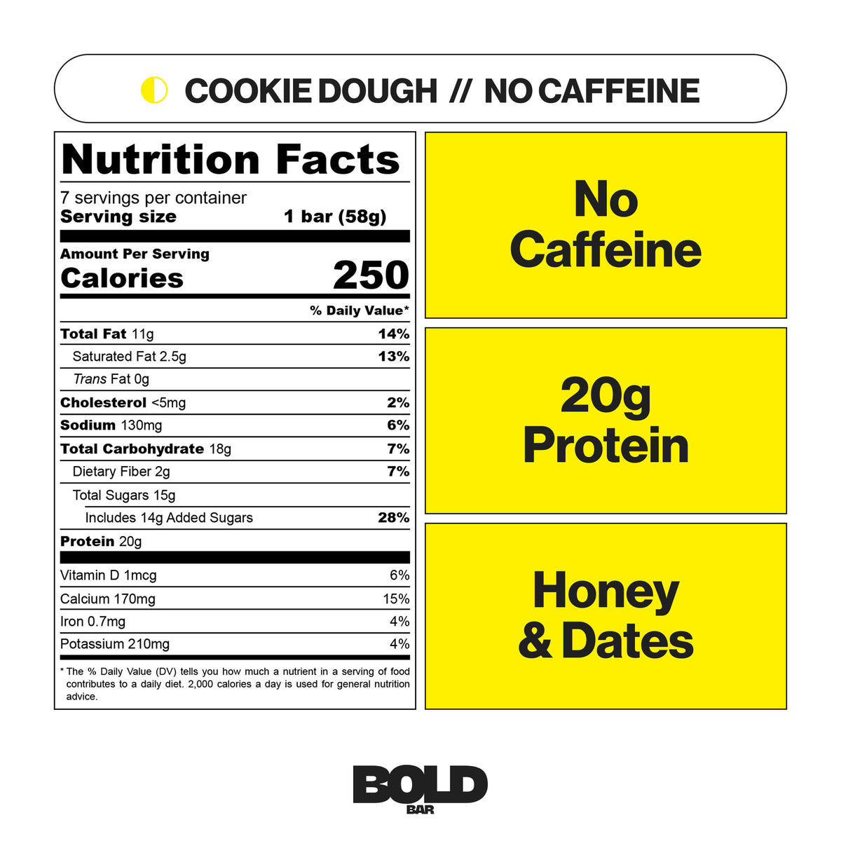 COOKIE DOUGH - NO CAF